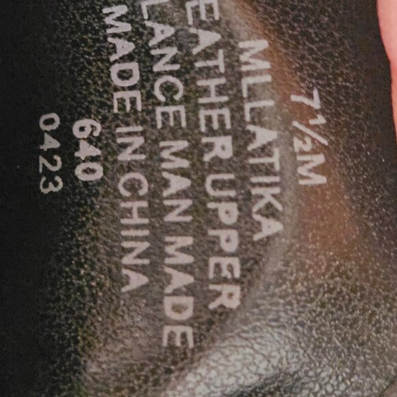 Marc Fisher Latika Patent Lug Soles 7.5 medium - Picture 3 of 13